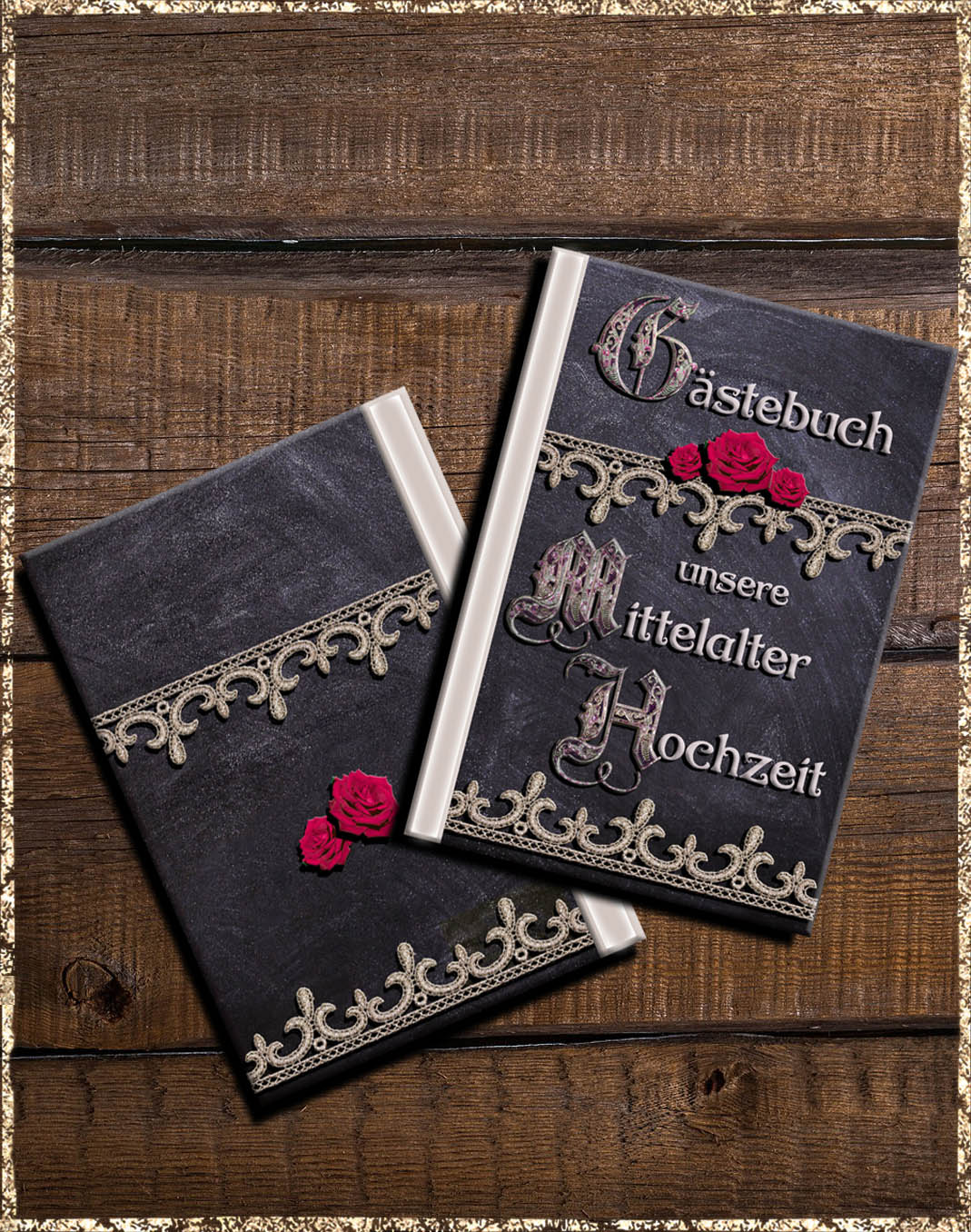 Gästebuch Hochzeit - Schieferlilie